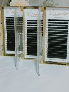 flat lash, lash extensions, .20, bourdon beauty